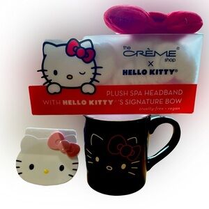 Hello Kitty headband, Mirror  and cup